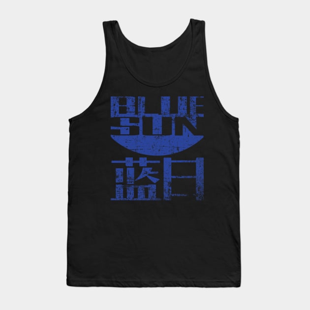 Blue Sun Tank Top by MindsparkCreative